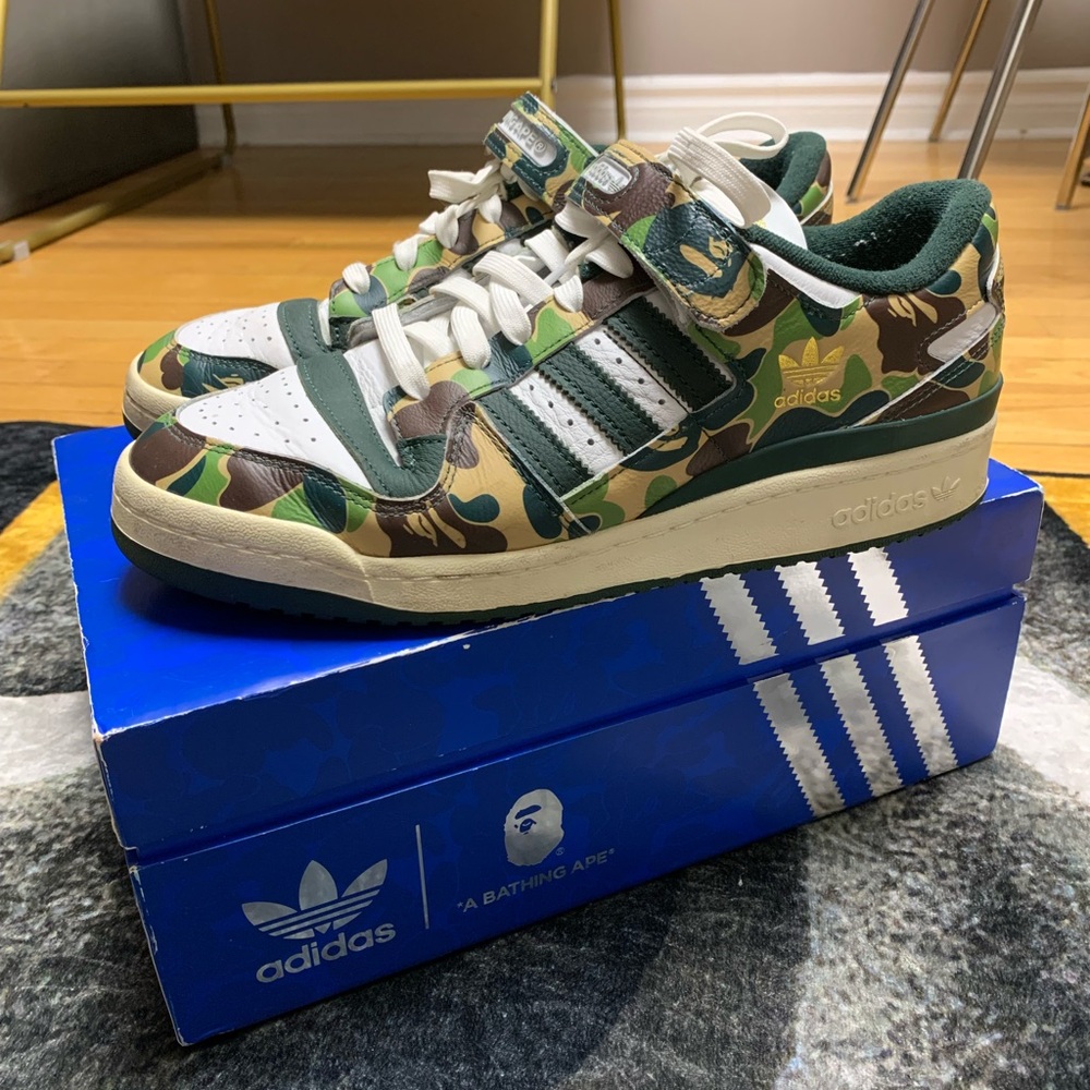 Bape Adidas Forum 84 Shoes